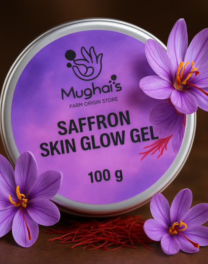 Saffron gel mughais